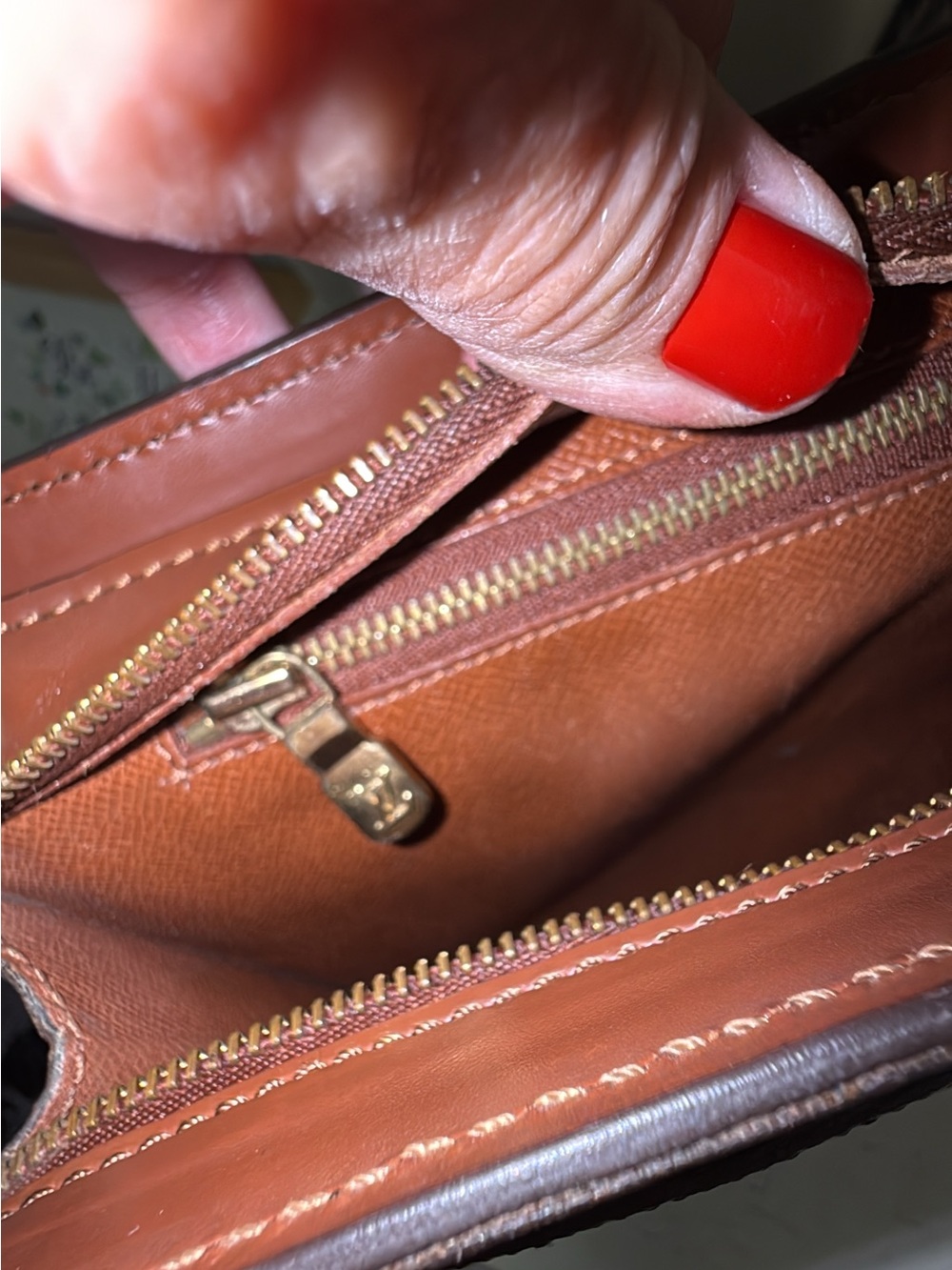 Vintage Louis Vuitton monogram Angian shoulder bag authenticated !! - Picture 11 of 16